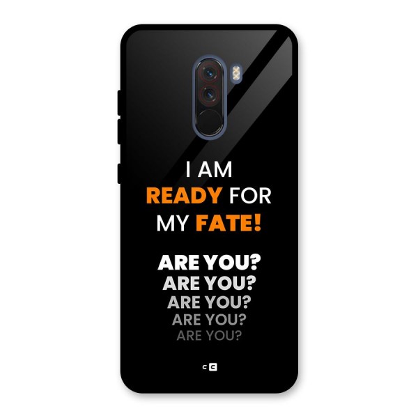 You Ready Glass Back Case for Poco F1