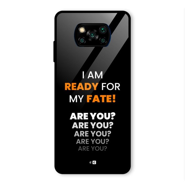 You Ready Glass Back Case for Poco X3 Pro