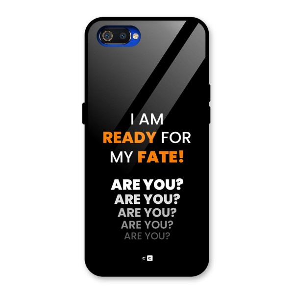 You Ready Glass Back Case for Realme C2