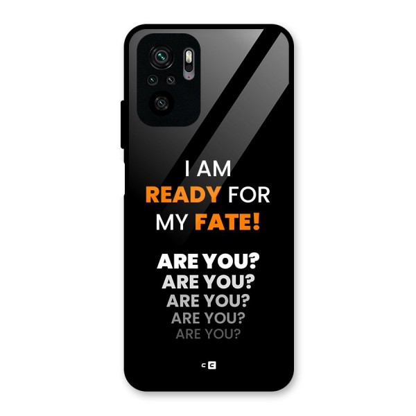 You Ready Glass Back Case for Redmi Note 10