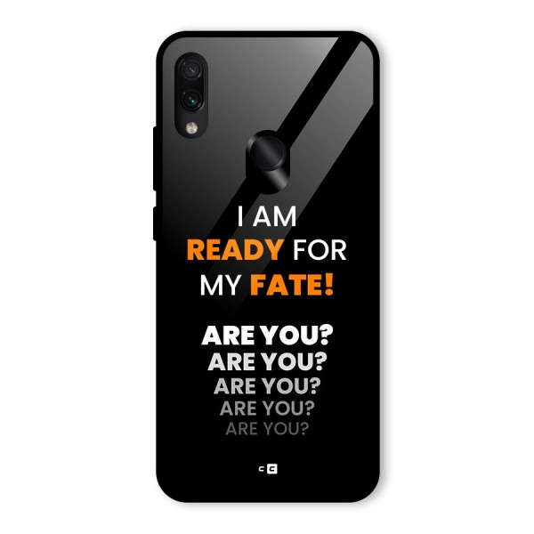 You Ready Glass Back Case for Redmi Note 7