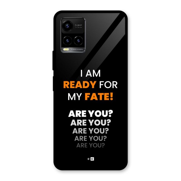 You Ready Glass Back Case for Vivo Y21A