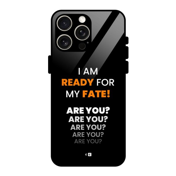 You Ready Glass Back Case for iPhone 15 Pro Max