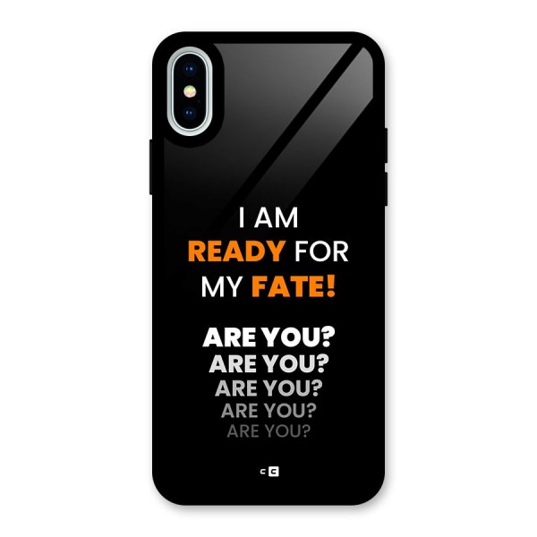 You Ready Glass Back Case for iPhone X