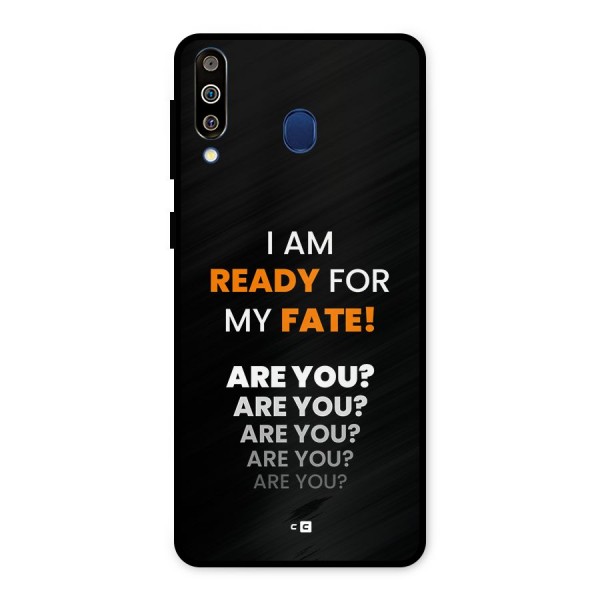 You Ready Metal Back Case for Galaxy M30