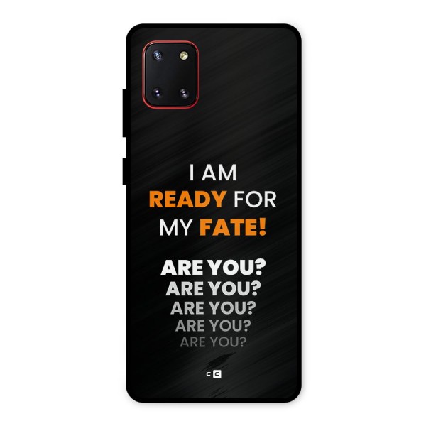 You Ready Metal Back Case for Galaxy Note 10 Lite