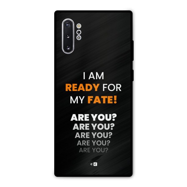 You Ready Metal Back Case for Galaxy Note 10 Plus