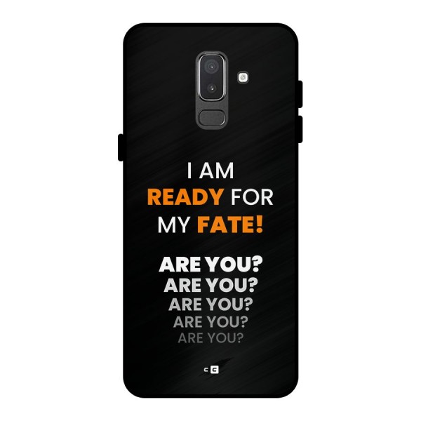 You Ready Metal Back Case for Galaxy On8 (2018)