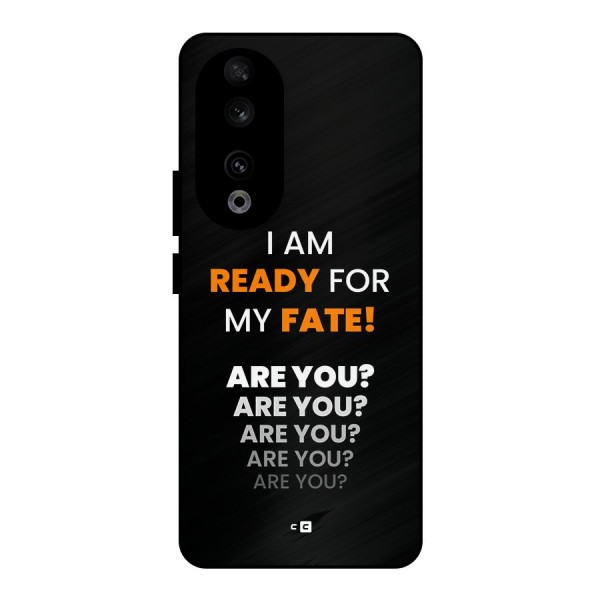 You Ready Metal Back Case for Honor 90