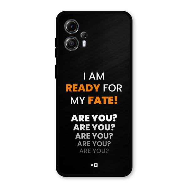 You Ready Metal Back Case for Moto G13