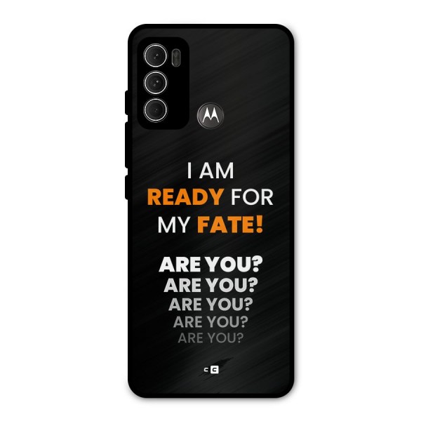 You Ready Metal Back Case for Moto G60