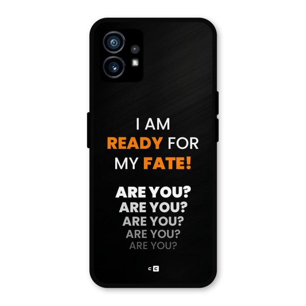 You Ready Metal Back Case for Nothing Phone 1