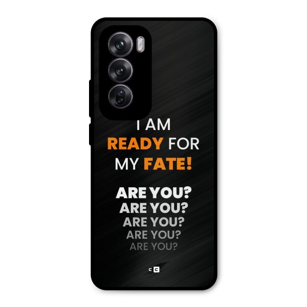 You Ready Metal Back Case for Oppo Reno12 Pro