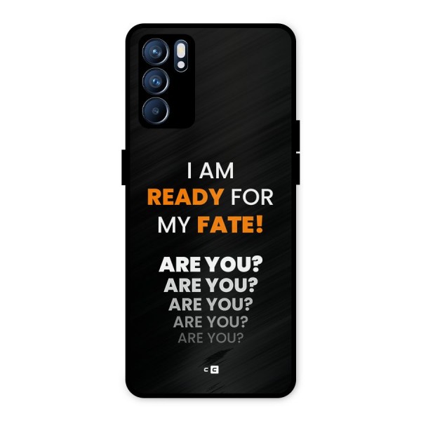 You Ready Metal Back Case for Oppo Reno6 5G