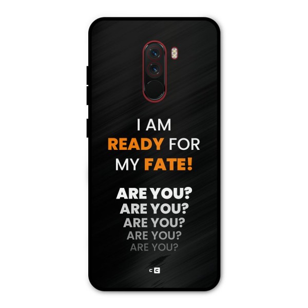 You Ready Metal Back Case for Poco F1