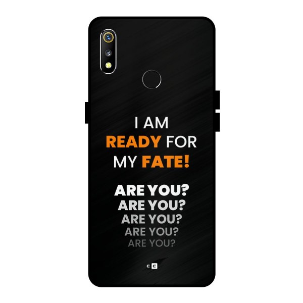 You Ready Metal Back Case for Realme 3