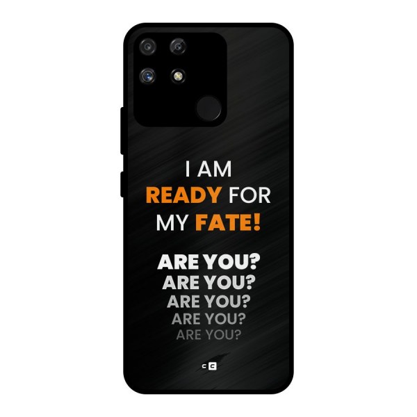 You Ready Metal Back Case for Realme Narzo 50A