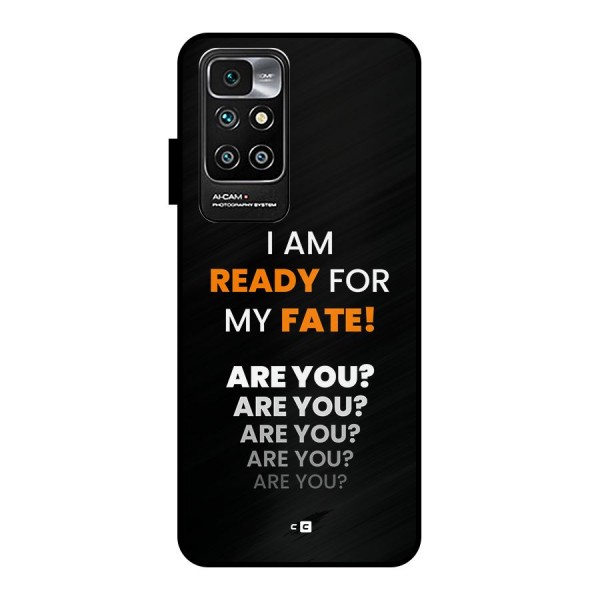 You Ready Metal Back Case for Redmi 10 Prime