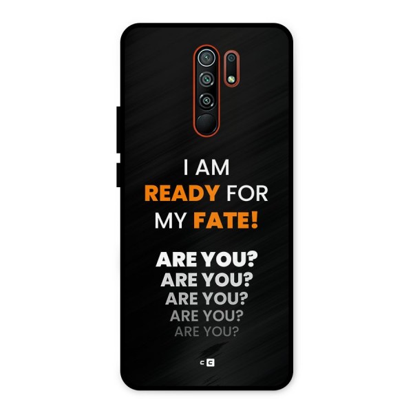 You Ready Metal Back Case for Redmi 9 Prime