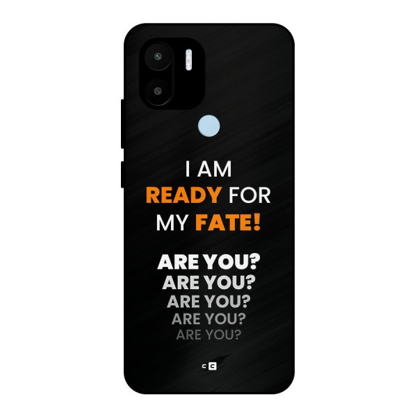 You Ready Metal Back Case for Redmi A1 Plus