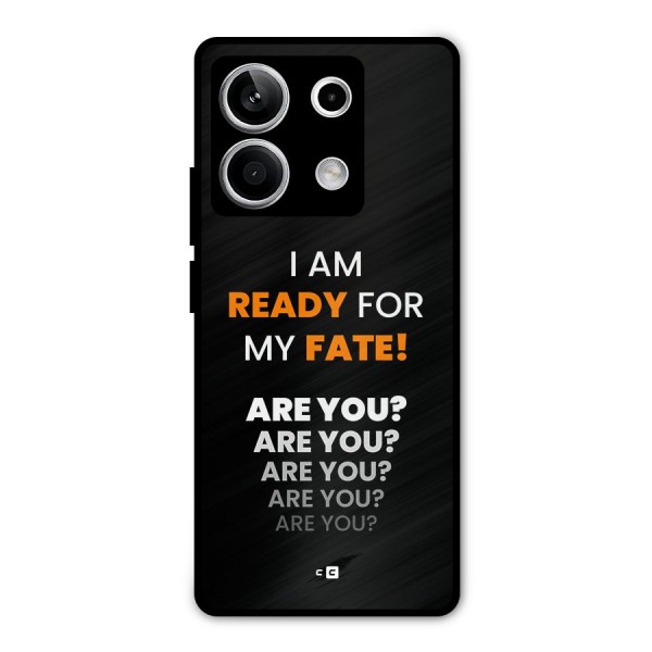 You Ready Metal Back Case for Redmi Note 13 5G