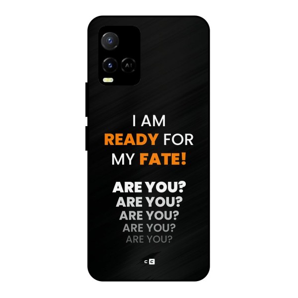 You Ready Metal Back Case for Vivo Y21G