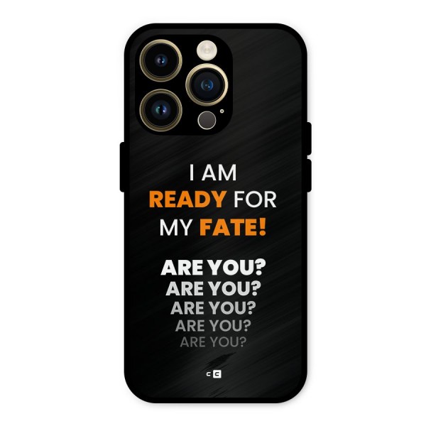 You Ready Metal Back Case for iPhone 14 Pro