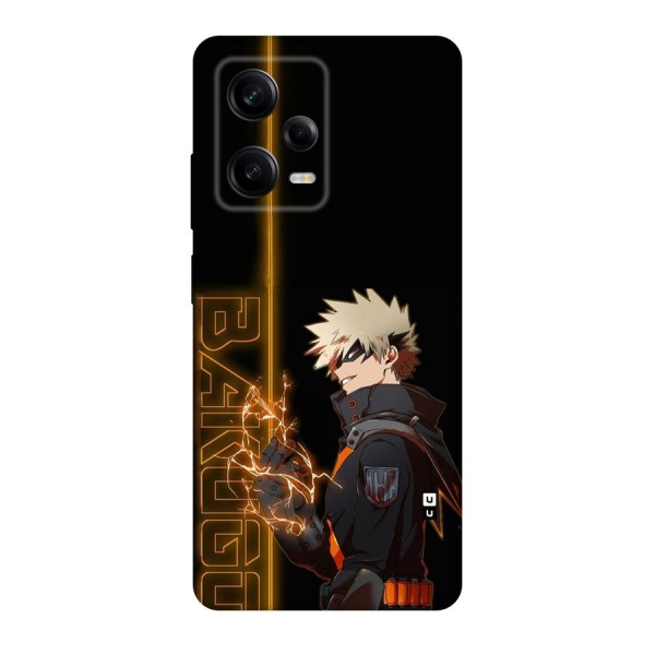 Young Bakugo Back Case for Redmi Note 12 Pro