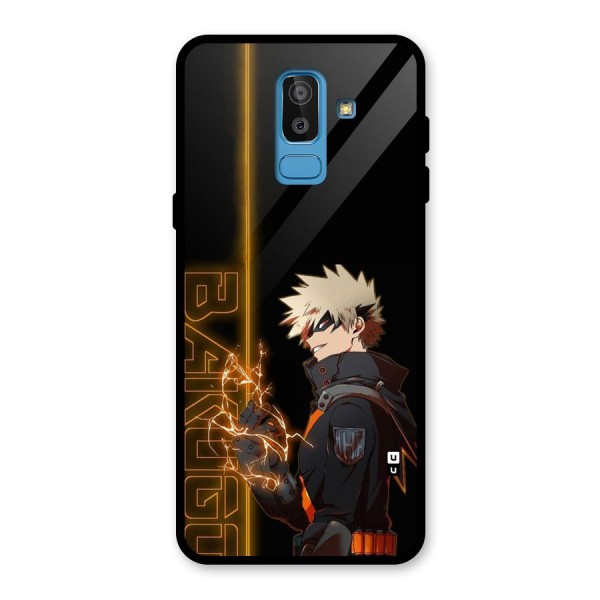 Young Bakugo Glass Back Case for Galaxy J8