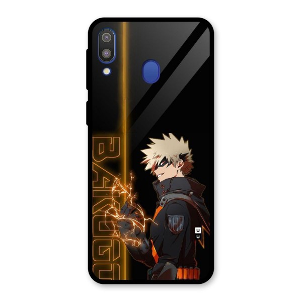 Young Bakugo Glass Back Case for Galaxy M20