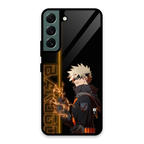 Young Bakugo Glass Back Case for Galaxy S22 5G