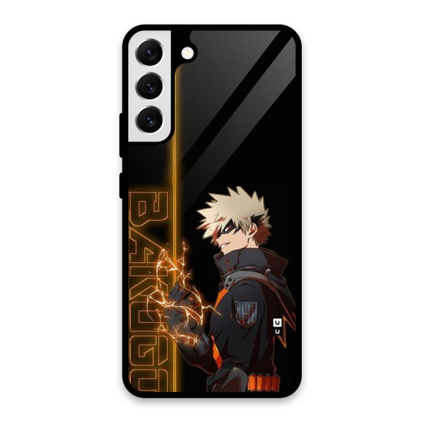 Young Bakugo Glass Back Case for Galaxy S22 Plus 5G