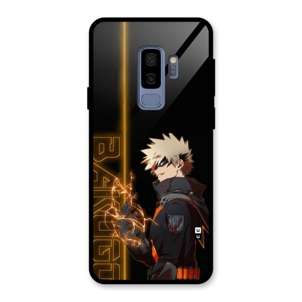 Young Bakugo Glass Back Case for Galaxy S9 Plus