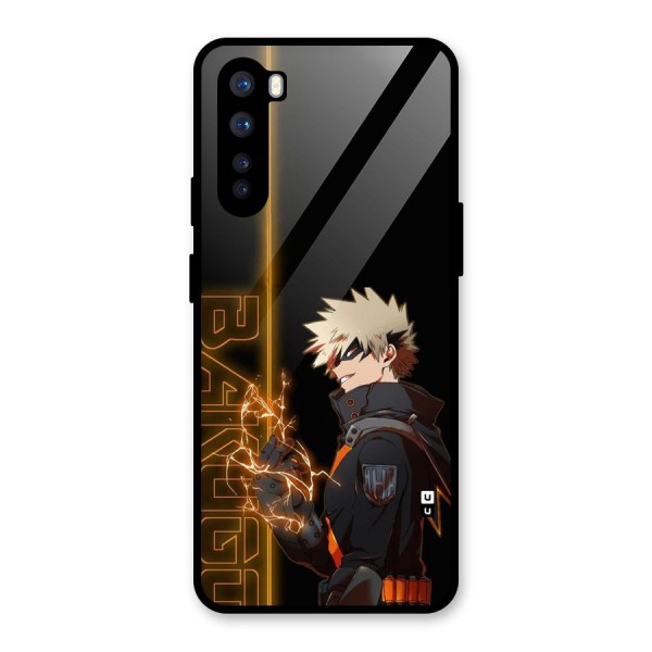 Young Bakugo Glass Back Case for OnePlus Nord