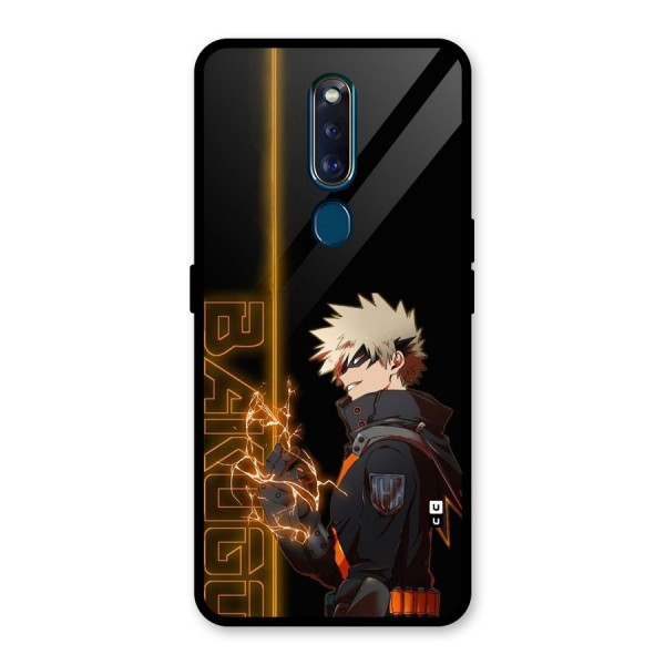 Young Bakugo Glass Back Case for Oppo F11 Pro