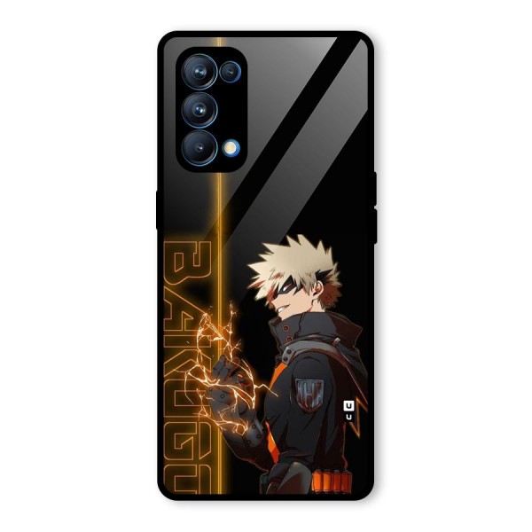 Young Bakugo Glass Back Case for Oppo Reno5 Pro 5G