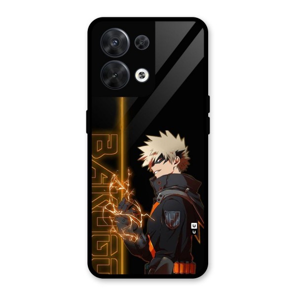 Young Bakugo Glass Back Case for Oppo Reno8 5G