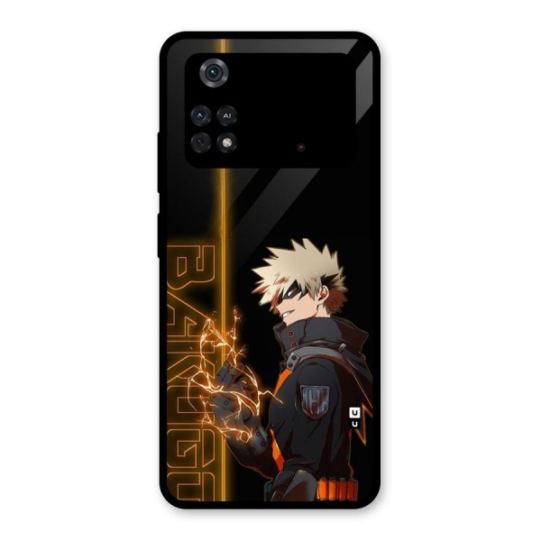 Young Bakugo Glass Back Case for Poco M4 Pro 4G