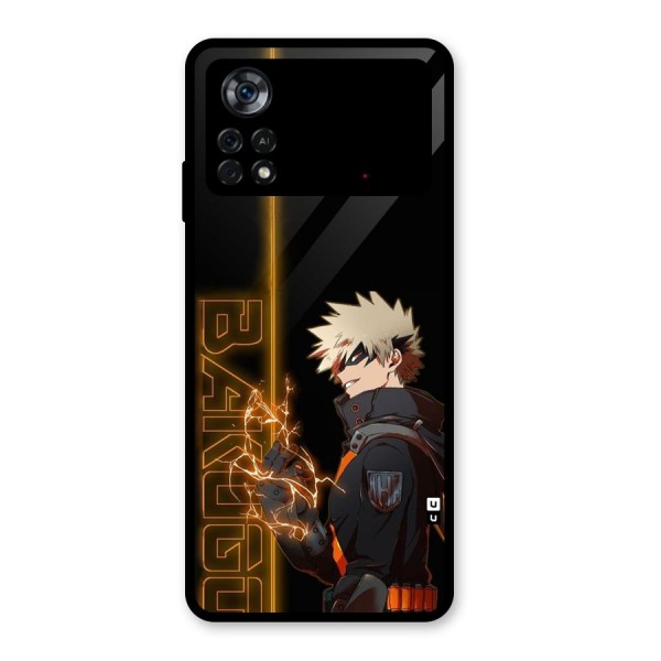 Young Bakugo Glass Back Case for Poco X4 Pro 5G