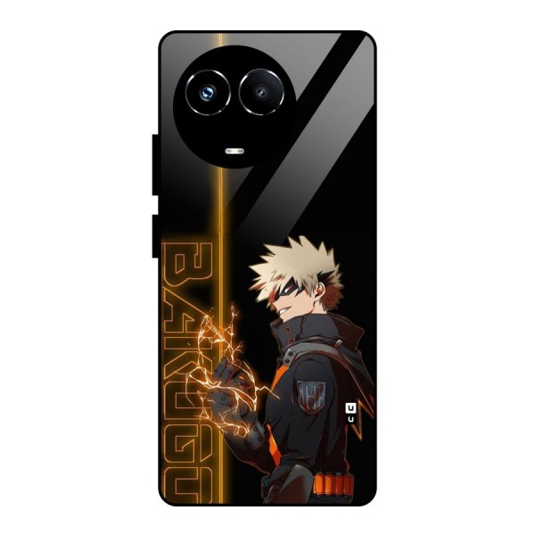 Young Bakugo Glass Back Case for Realme 11X