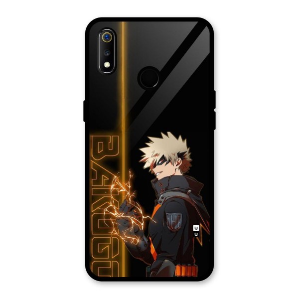 Young Bakugo Glass Back Case for Realme 3