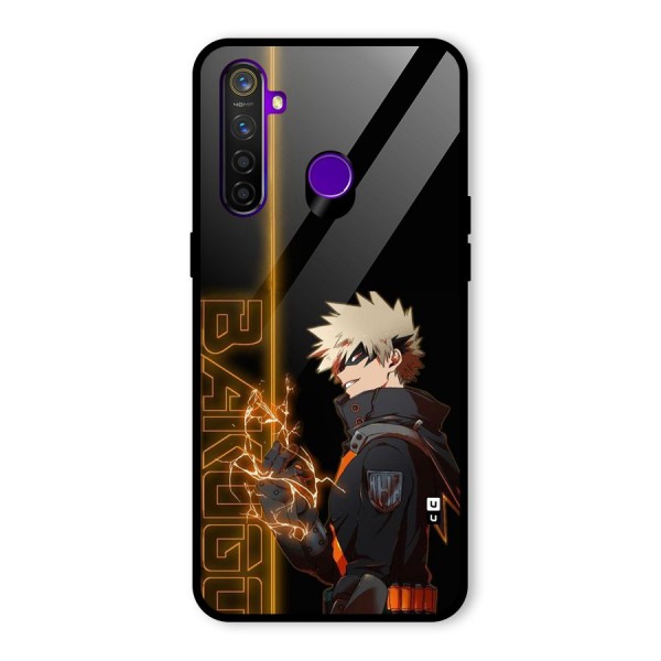 Young Bakugo Glass Back Case for Realme 5 Pro