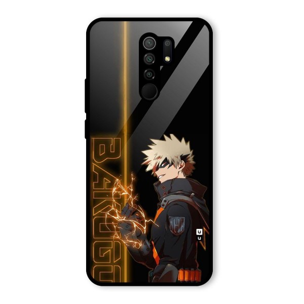 Young Bakugo Glass Back Case for Redmi 9 Prime