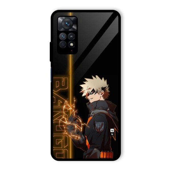 Young Bakugo Glass Back Case for Redmi Note 11 Pro