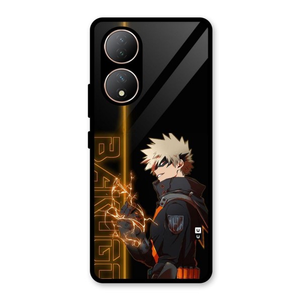 Young Bakugo Glass Back Case for Vivo T2