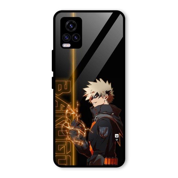 Young Bakugo Glass Back Case for Vivo V20 2021