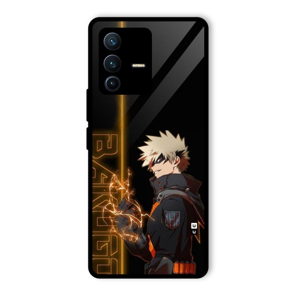 Young Bakugo Glass Back Case for Vivo V23 Pro