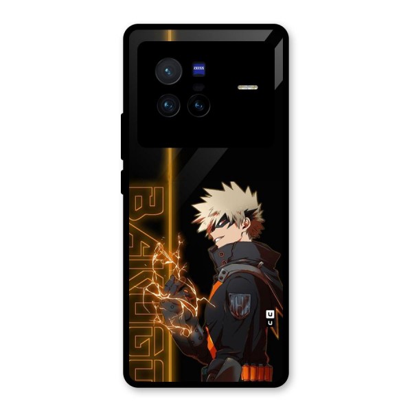 Young Bakugo Glass Back Case for Vivo X80