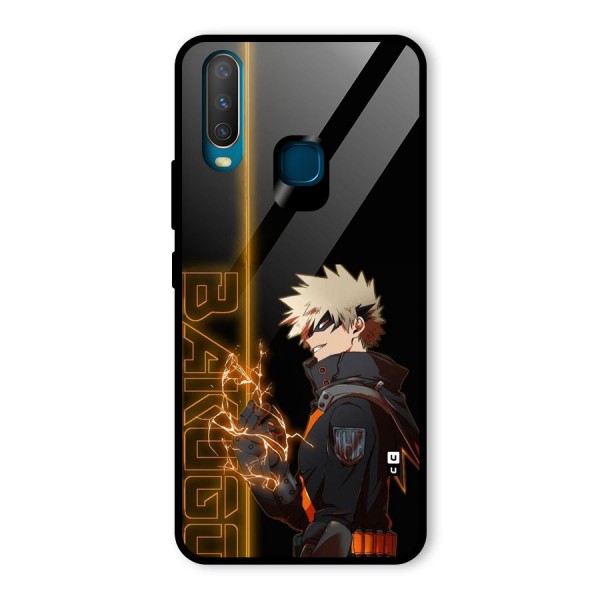 Young Bakugo Glass Back Case for Vivo Y12