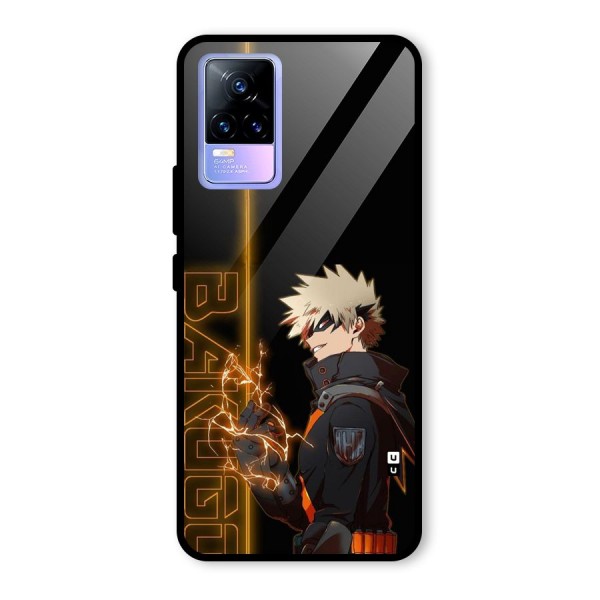 Young Bakugo Glass Back Case for Vivo Y73